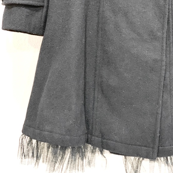 AOISOS Black Lined Coat (size: 8) - Picture 4 of 15